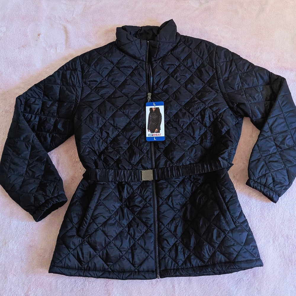 Black Quilted Women's Jacket